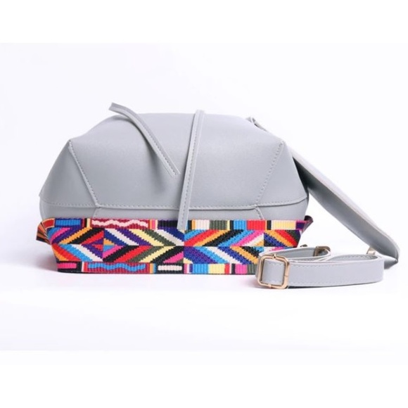 NEW Amaris Drawstring Bucket Bag (Gray) - Picture 7 of 8